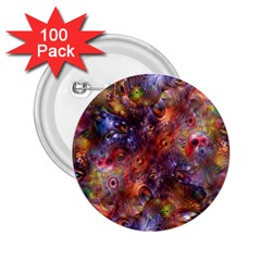 Fantasy Surreal Animals Psychedelic Pattern 2.25  Buttons (100 pack) 