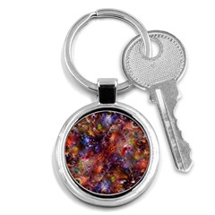 Fantasy Surreal Animals Psychedelic Pattern Key Chain (Round)