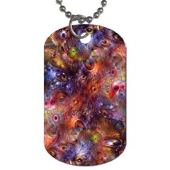 Fantasy Surreal Animals Psychedelic Pattern Dog Tag (Two Sides)