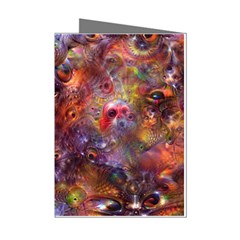 Fantasy Surreal Animals Psychedelic Pattern Mini Greeting Cards (Pkg of 8)