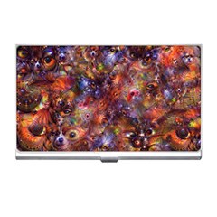 Fantasy Surreal Animals Psychedelic Pattern Business Card Holder