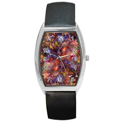 Fantasy Surreal Animals Psychedelic Pattern Barrel Style Metal Watch