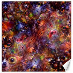 Fantasy Surreal Animals Psychedelic Pattern Canvas 20  x 20 