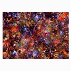 Fantasy Surreal Animals Psychedelic Pattern Large Glasses Cloth (2 Sides)