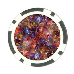 Fantasy Surreal Animals Psychedelic Pattern Poker Chip Card Guard