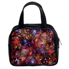 Fantasy Surreal Animals Psychedelic Pattern Classic Handbag (Two Sides)