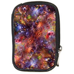 Fantasy Surreal Animals Psychedelic Pattern Compact Camera Leather Case