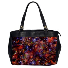 Fantasy Surreal Animals Psychedelic Pattern Oversize Office Handbag by danenraven