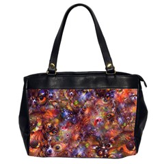 Fantasy Surreal Animals Psychedelic Pattern Oversize Office Handbag (2 Sides)