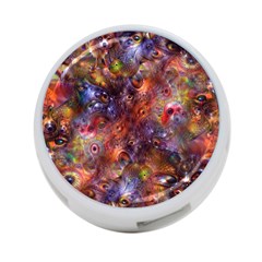 Fantasy Surreal Animals Psychedelic Pattern 4-Port USB Hub (One Side)