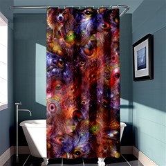 Fantasy Surreal Animals Psychedelic Pattern Shower Curtain 36  x 72  (Stall) 