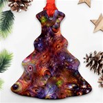 Fantasy Surreal Animals Psychedelic Pattern Christmas Tree Ornament (Two Sides) Front