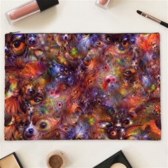 Fantasy Surreal Animals Psychedelic Pattern Cosmetic Bag (XXL)