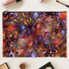 Fantasy Surreal Animals Psychedelic Pattern Cosmetic Bag (XXXL)