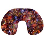 Fantasy Surreal Animals Psychedelic Pattern Travel Neck Pillow Front