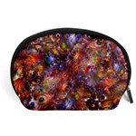 Fantasy Surreal Animals Psychedelic Pattern Accessory Pouch (Large) Front