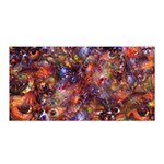 Fantasy Surreal Animals Psychedelic Pattern Satin Wrap 35  x 70  Front