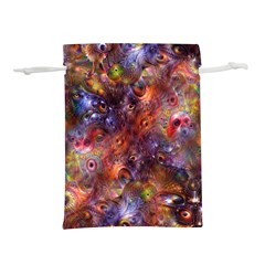 Fantasy Surreal Animals Psychedelic Pattern Lightweight Drawstring Pouch (L)