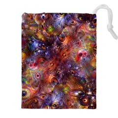 Fantasy Surreal Animals Psychedelic Pattern Drawstring Pouch (4XL)