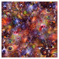 Fantasy Surreal Animals Psychedelic Pattern Lightweight Scarf 