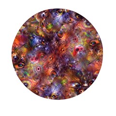 Fantasy Surreal Animals Psychedelic Pattern Mini Round Pill Box (Pack of 5)