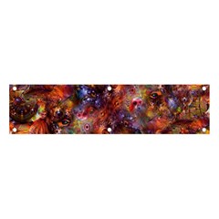 Fantasy Surreal Animals Psychedelic Pattern Banner And Sign 4  X 1  by danenraven