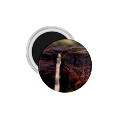 Waterfall Cascade Mountains Cliffs Northern Lights 1 75  Magnets by danenraven