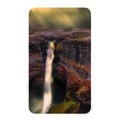 Waterfall Cascade Mountains Cliffs Northern Lights Memory Card Reader (rectangular) by danenraven