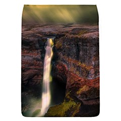 Waterfall Cascade Mountains Cliffs Northern Lights Removable Flap Cover (s) by danenraven