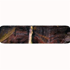 Waterfall Cascade Mountains Cliffs Northern Lights Large Bar Mat by danenraven