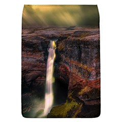 Waterfall Cascade Mountains Cliffs Northern Lights Removable Flap Cover (l) by danenraven