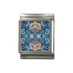 Turquoise Symmetry Italian Charm (13mm)