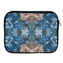 Turquoise Symmetry Apple Ipad 2/3/4 Zipper Cases by kaleidomarblingart