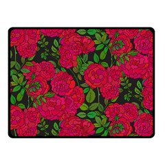 Seamless-pattern-with-colorful-bush-roses Fleece Blanket (small) by BangZart