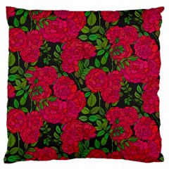 Seamless-pattern-with-colorful-bush-roses Standard Flano Cushion Case (one Side) by BangZart