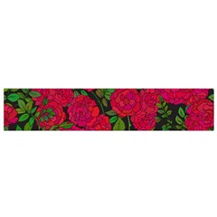 Seamless-pattern-with-colorful-bush-roses Small Flano Scarf