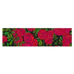 Seamless-pattern-with-colorful-bush-roses Oblong Satin Scarf (16  X 60 ) by BangZart