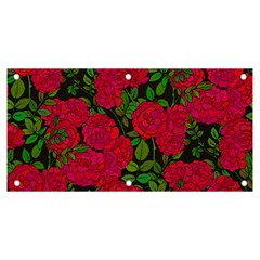 Seamless-pattern-with-colorful-bush-roses Banner And Sign 6  X 3  by BangZart