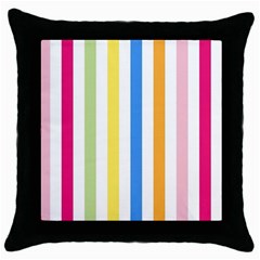 Stripes-g9dd87c8aa 1280 Throw Pillow Case (black) by Smaples