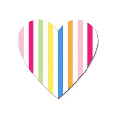 Stripes-g9dd87c8aa 1280 Heart Magnet by Smaples