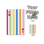 Stripes-g9dd87c8aa 1280 Playing Cards 54 Designs (Mini) Front - Heart6