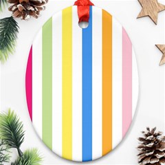 Stripes-g9dd87c8aa 1280 Oval Ornament (two Sides) by Smaples