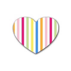 Stripes-g9dd87c8aa 1280 Rubber Coaster (heart) by Smaples