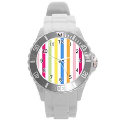 Stripes-g9dd87c8aa 1280 Round Plastic Sport Watch (l)