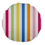 Stripes-g9dd87c8aa 1280 Large 18  Premium Round Cushions Front