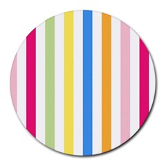 Stripes-g9dd87c8aa 1280 Round Mousepad by Smaples