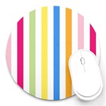 Stripes-g9dd87c8aa 1280 Round Mousepad Front