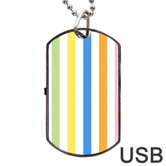 Stripes-g9dd87c8aa 1280 Dog Tag Usb Flash (two Sides) by Smaples