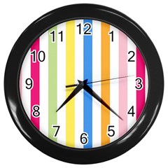 Stripes-g9dd87c8aa 1280 Wall Clock (black)