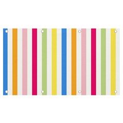 Striped Banner And Sign 7  X 4 